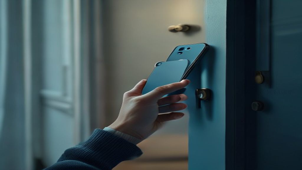 Comment ouvrir sa porte avec son smartphone : guide complet 2026 - AccesKey